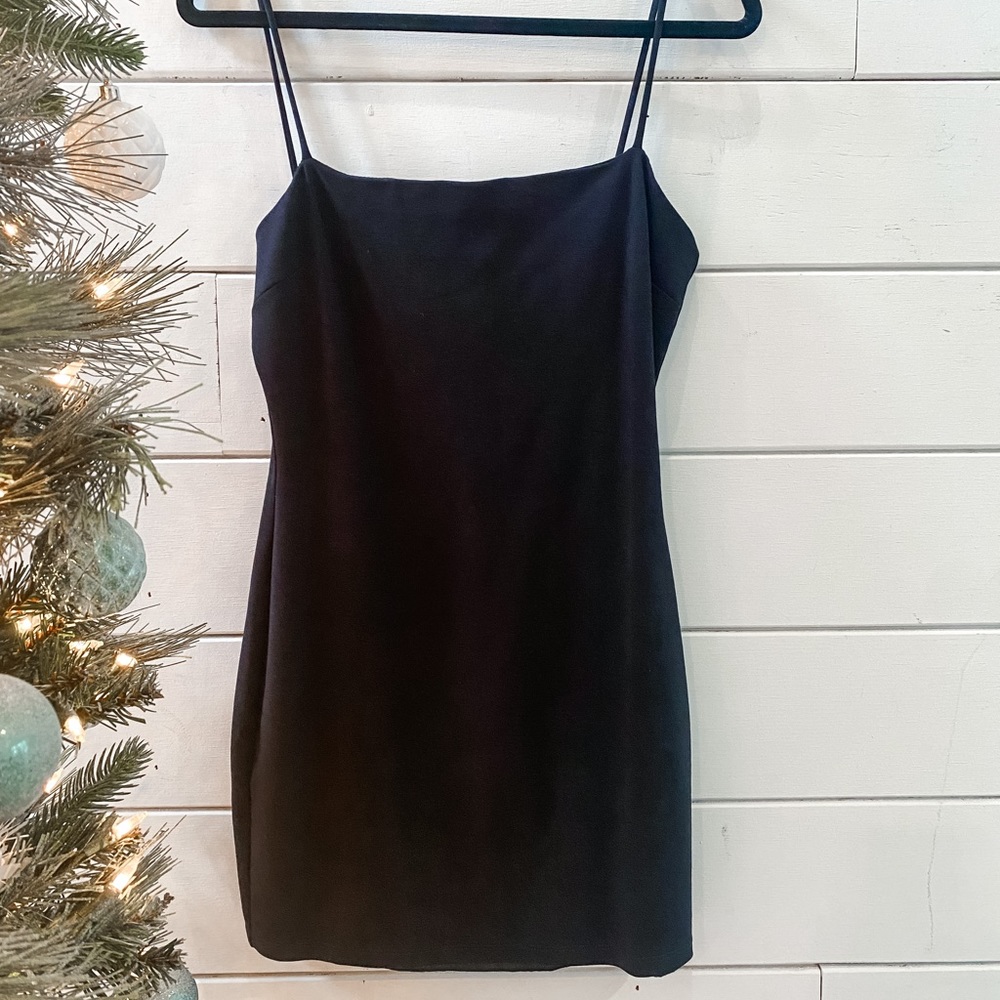Spaghetti strap mini dress